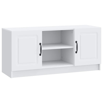 TV-skåp Vit 102 x 34,5 x 47 cm Konstruerat trä