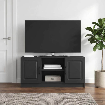 TV-skåp Svart 102 x 34,5 x 47 cm Konstruerat trä