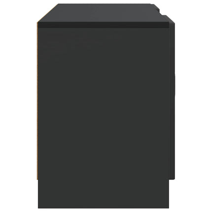 TV-skåp Svart 102 x 34,5 x 47 cm Konstruerat trä