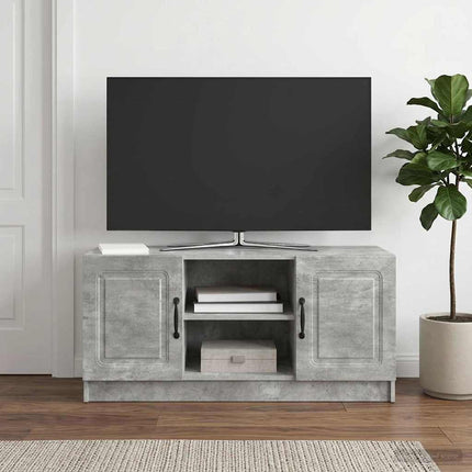 TV-skåp Betonggrå 102 x 34,5 x 47 cm Konstruerat trä