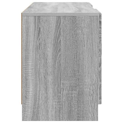 TV-skåp Grå sonoma-ek 102 x 34,5 x 47 cm Konstruerat trä
