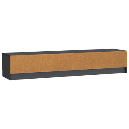 TV-skåp med låda Svart 147 x 34,5 x 27 cm Konstruerat trä