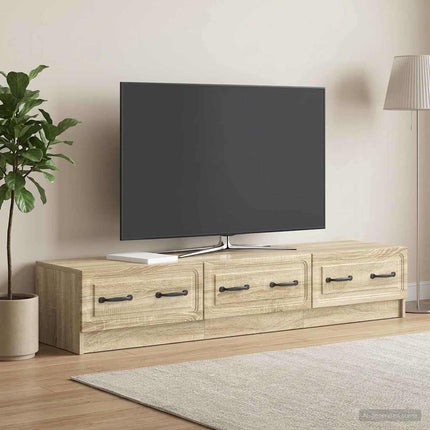TV-skåp med låda Sonoma-ek 147 x 34,5 x 27 cm Konstruerat trä