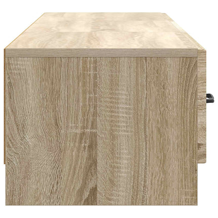TV-skåp med låda Sonoma-ek 147 x 34,5 x 27 cm Konstruerat trä
