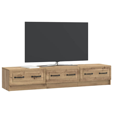 TV-skåp med låda Artisan-ek 147 x 34,5 x 27 cm Konstruerat trä