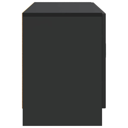 TV-skåp Svart 99 x 34,5 x 47 cm Konstruerat trä
