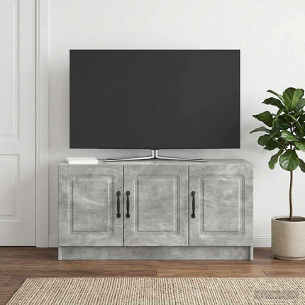 TV-skåp Betonggrå 99 x 34,5 x 47 cm Konstruerat trä