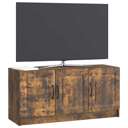 TV-skåp Rökt ek 99 x 34,5 x 47 cm Konstruerat trä