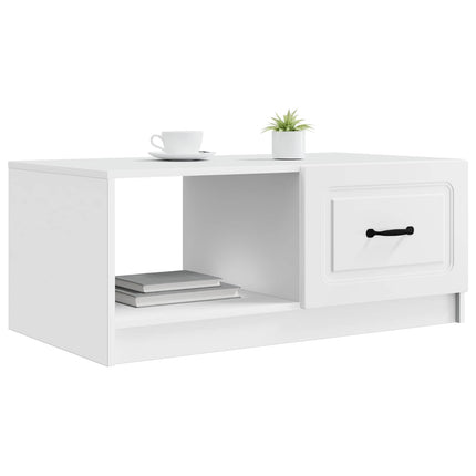Kaffeebord Vit 90 x 50 x 37 cm Konstruerat trä