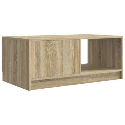 Kaffeebord Sonoma-ek 90 x 50 x 37 cm Konstruerat trä