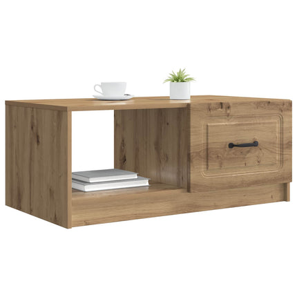 Kaffeebord Artisan-ek 90 x 50 x 37 cm Konstruerat trä
