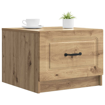 Kaffeebord med låda Artisan-ek 49 x 50 x 37 cm Konstruerat trä