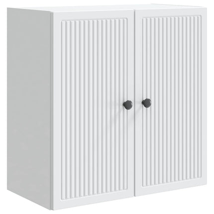 Väggmonterat skåp Vit 59 x 31 x 60 cm Konstruerat trä