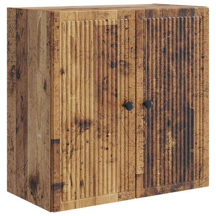 Väggmonterat skåp Gammalt trä 59 x 31 x 60 cm Konstruerat trä