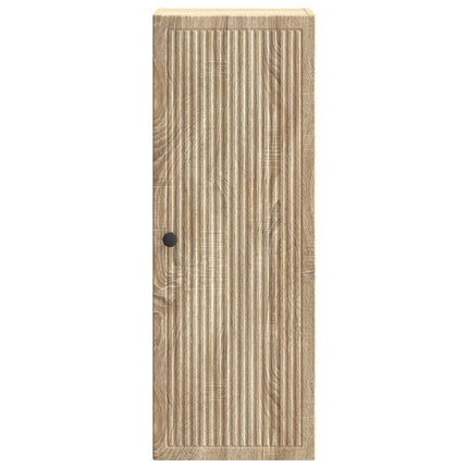 Väggmonterat skåp Sonoma-ek 33 x 34,5 x 90 cm Konstruerat trä