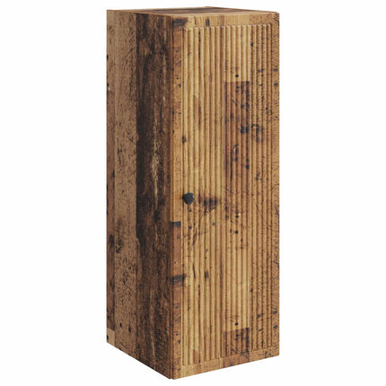 Väggmonterat skåp Gammalt trä 33 x 34,5 x 90 cm Konstruerat trä