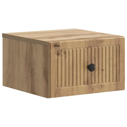 Väggmonterat Sängbord 2 pcs Artisan-ek 33 x 34,5 x 20 cm