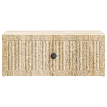 Nattduksbord 2 pcs Sonoma-ek 49 x 34,5 x 20 cm Konstruerat trä