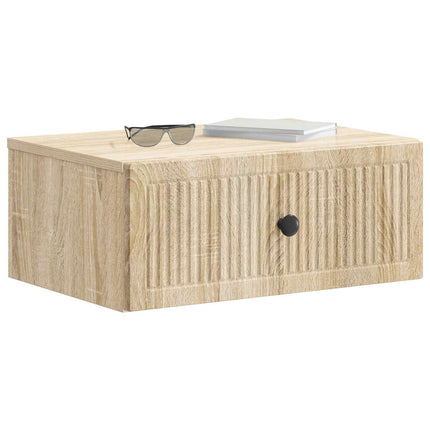 Nattduksbord 2 pcs Sonoma-ek 49 x 34,5 x 20 cm Konstruerat trä