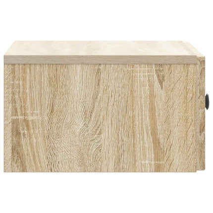 Nattduksbord 2 pcs Sonoma-ek 49 x 34,5 x 20 cm Konstruerat trä