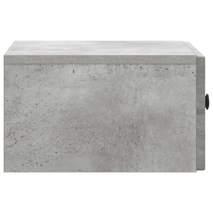 Nattduksbord Betonggrå 49 x 34,5 x 20 cm Konstruerat trä