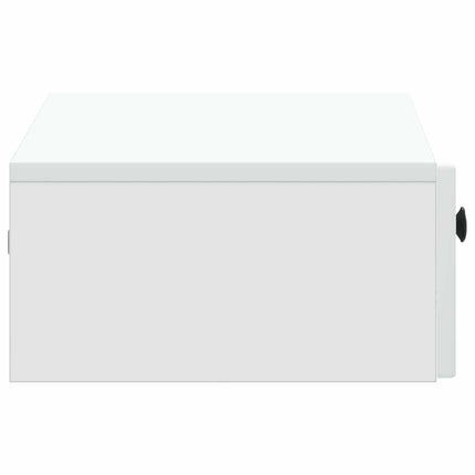 Väggmonterad sidobord Vit 59 x 34,5 x 17 cm Konstruerat trä