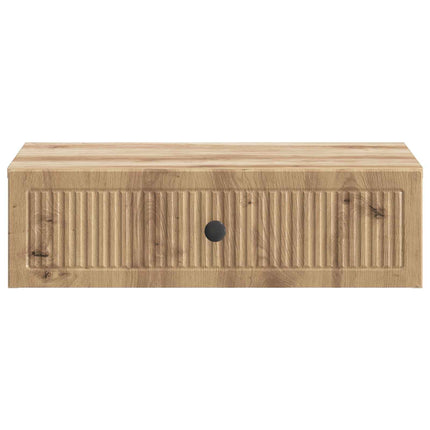 Väggmonterad sidobord Artisan-ek 59 x 34,5 x 17 cm