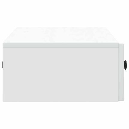 Väggmonterad sidobord Vit 87,5 x 34,5 x 17 cm Konstruerat trä