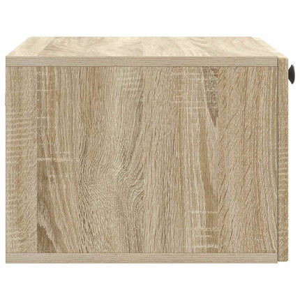 Väggmonterad TV-bänk Väggmonterad Sonoma-ek 59,5 x 41 x 30 cm