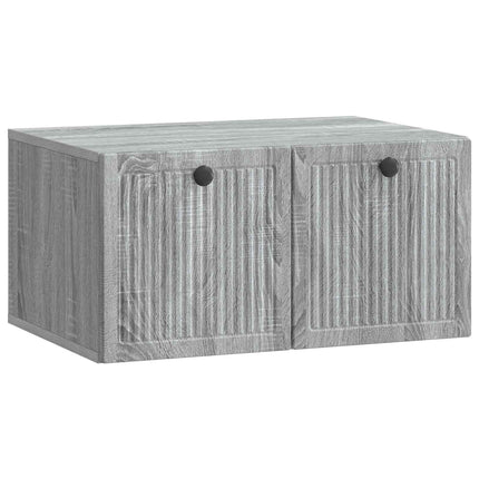 Väggmonterad TV-bänk Grå sonoma-ek 59,5 x 41 x 30 cm