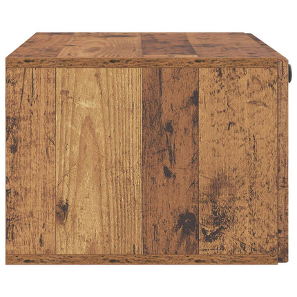 Väggmonterad TV-bänk Väggmonterad Gammalt trä 78,5 x 41 x 30 cm