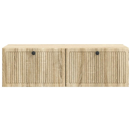 Väggmonterad TV-bänk Sonoma-ek 98 x 41 x 30 cm Konstruerat trä