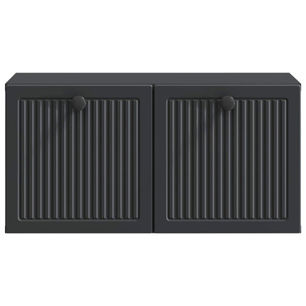 Väggmonterad TV-bänk Svart 59,5 x 31 x 30 cm Konstruerat trä