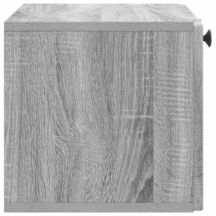 Väggmonterad TV-bänk Grå sonoma-ek 59,5 x 31 x 30 cm
