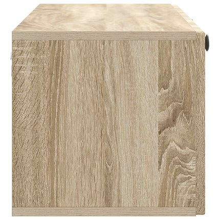 Väggmonterad TV-bänk Sonoma-ek 98 x 31 x 30 cm Konstruerat trä