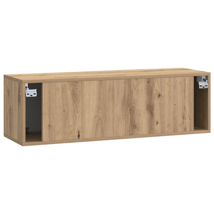 Väggmonterad TV-bänk Artisan-ek 98 x 31 x 30 cm Konstruerat trä