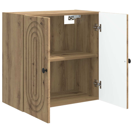 Väggmonterat skåp Artisan-ek 59 x 31 x 60 cm Konstruerat trä
