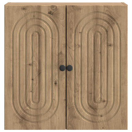 Väggmonterat skåp Artisan-ek 59 x 31 x 60 cm Konstruerat trä