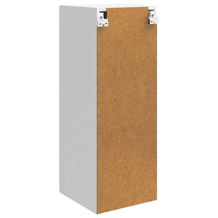 Väggmonterat skåp Vit 33 x 34,5 x 90 cm Konstruerat trä