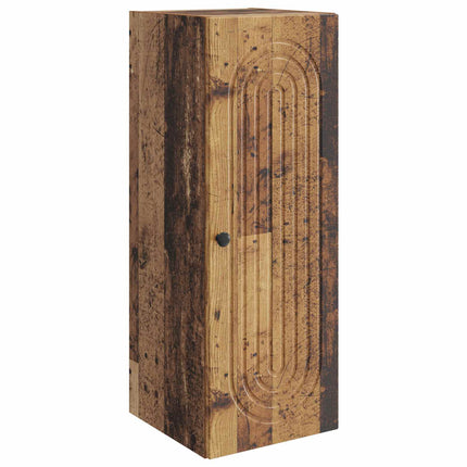 Väggmonterat skåp Gammalt trä 33 x 34,5 x 90 cm Konstruerat trä