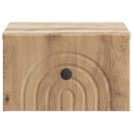 Väggmonterat Sängbord Artisan-ek 33 x 34,5 x 20 cm