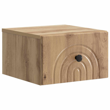 Väggmonterat Sängbord 2 pcs Artisan-ek 33 x 34,5 x 20 cm