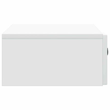 Väggmonterad sidobord Vit 59 x 34,5 x 17 cm Konstruerat trä