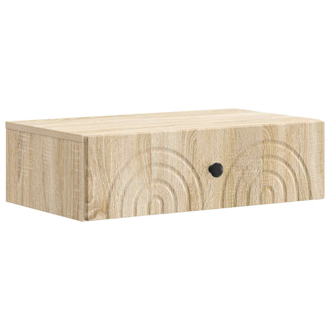 Väggmonterad sidobord 59 x 34,5 x 17 cm Konstruerat trä