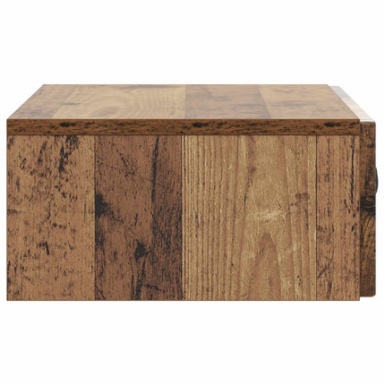 Väggmonterad sidobord Gammalt trä 59 x 34,5 x 17 cm