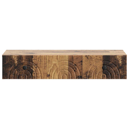 Väggmonterad sidobord Gammalt trä 87,5 x 34,5 x 17 cm