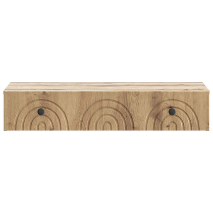 Väggmonterad sidobord Artisan-ek 87,5 x 34,5 x 17 cm