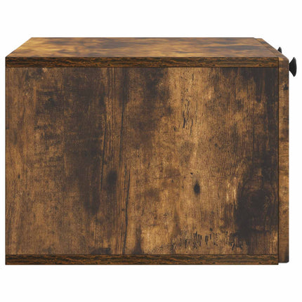 Väggmonterad TV-bänk Rökt ek 59,5 x 41 x 30 cm Konstruerat trä
