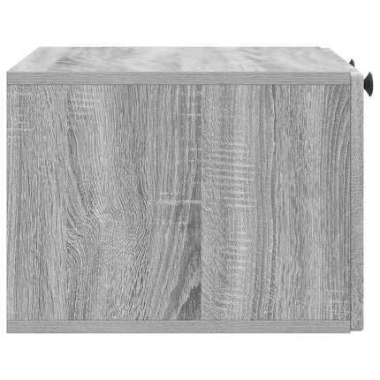 Väggmonterad TV-bänk Grå sonoma-ek 59,5 x 41 x 30 cm