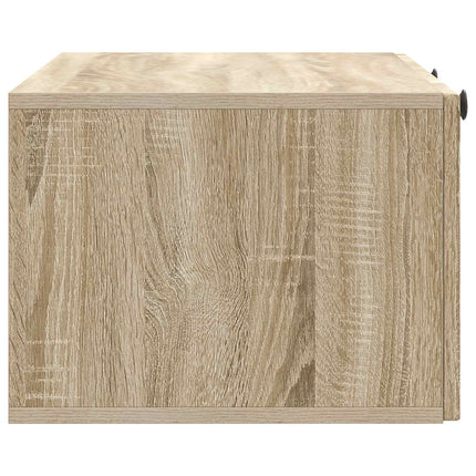 Väggmonterad TV-bänk Väggmonterad Sonoma-ek 78,5 x 41 x 30 cm